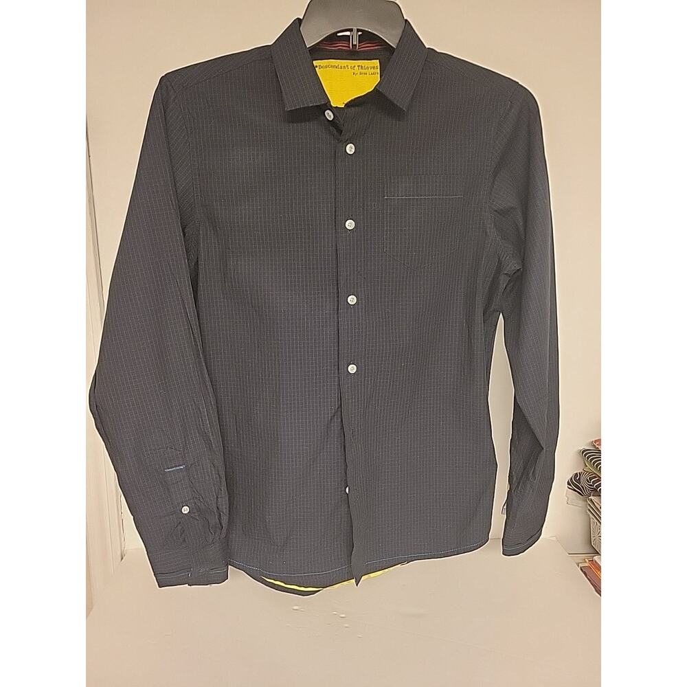 Descendant of Thieves Men's Limited Edition Blk/Gray Long Sleeve Shirt / Size M